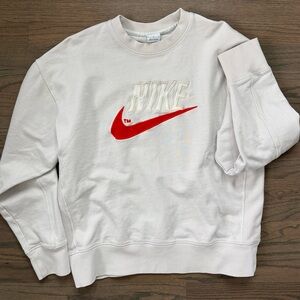 NIKE Sportswear French Terry cotton crewneck pullover sweatshirt